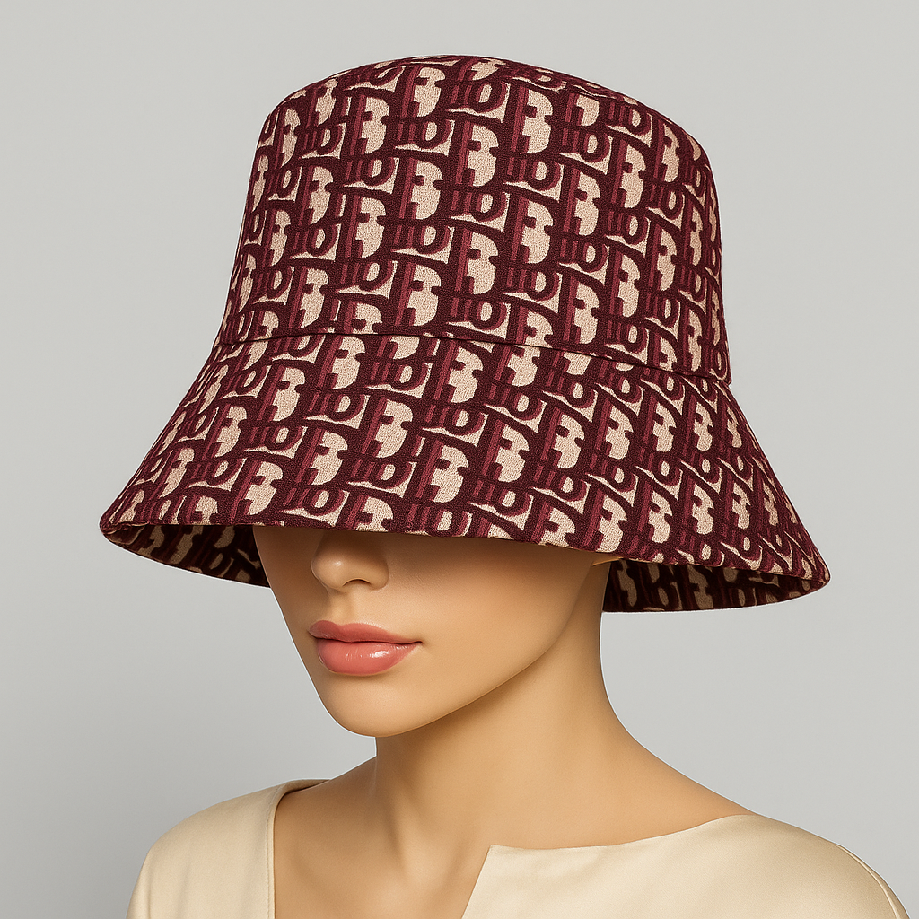 Hand crafted design bucket hat