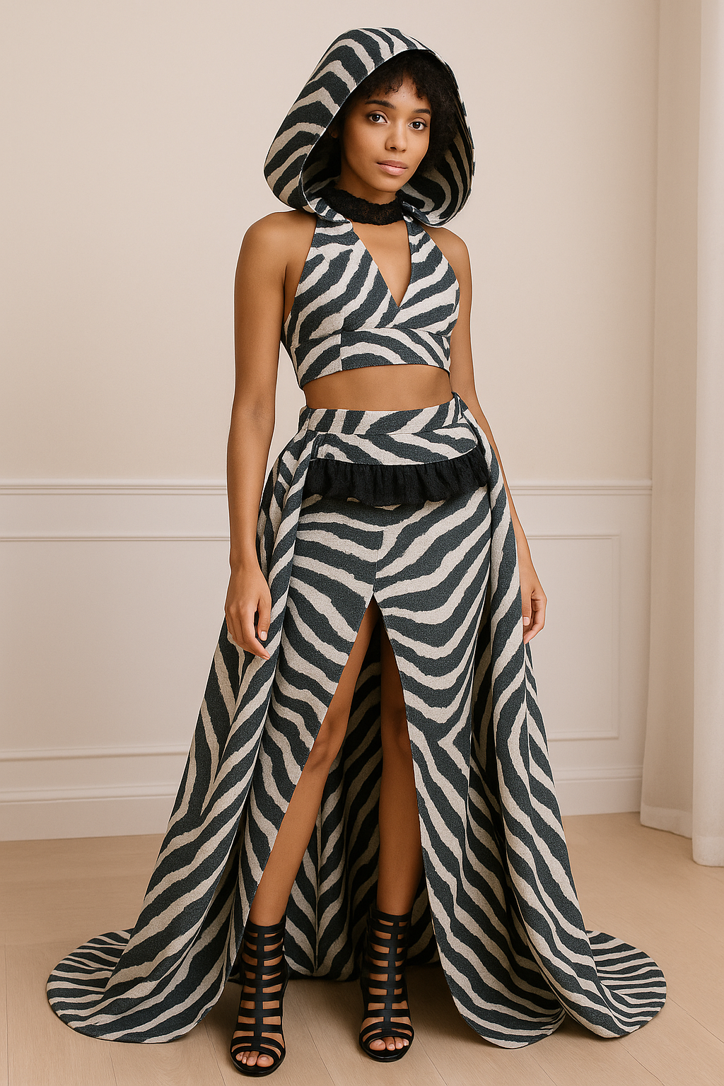 Four piece dress