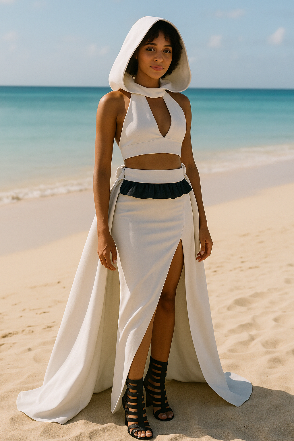 Four piece dress